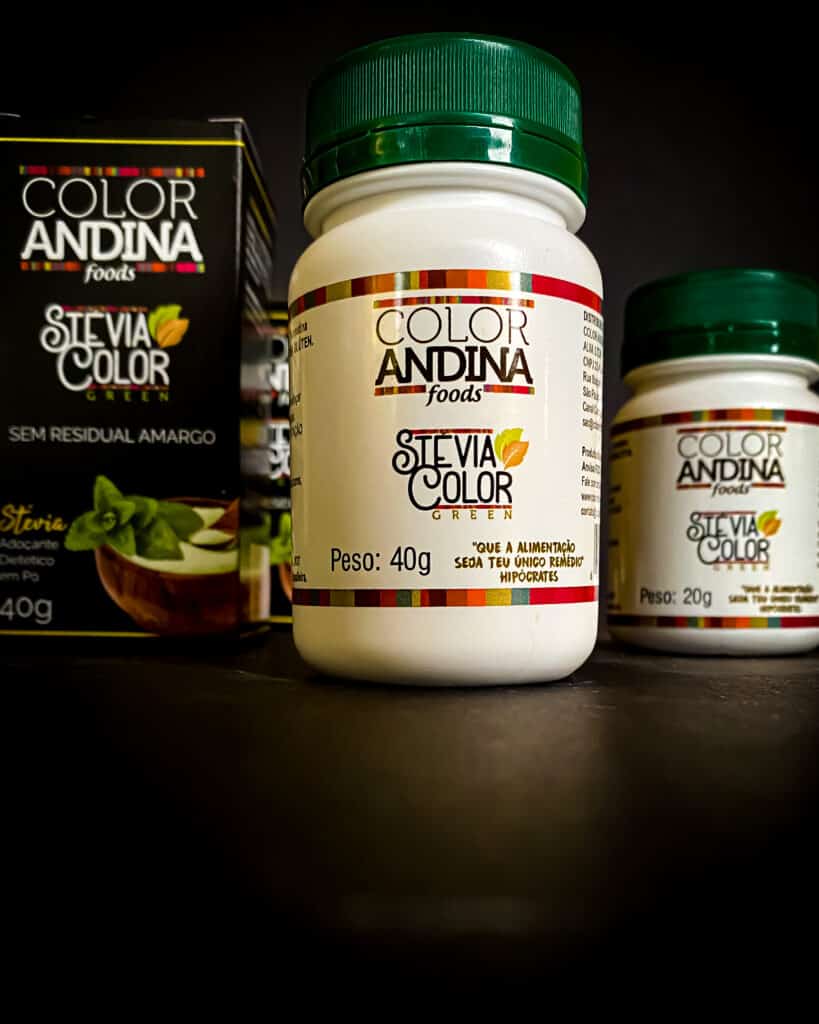 Adoçante stevia em pó