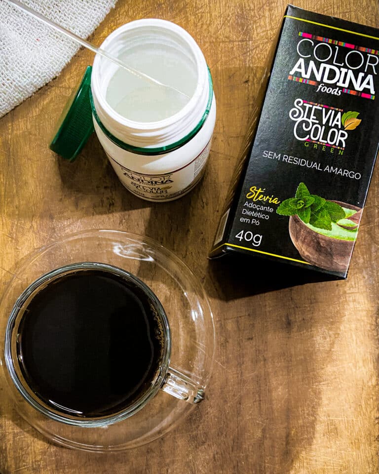 adoçante stevia em pó