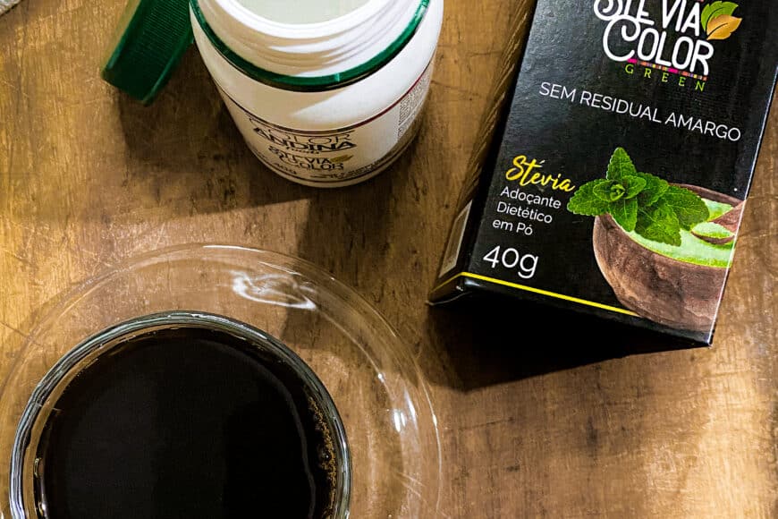adoçante stevia em pó