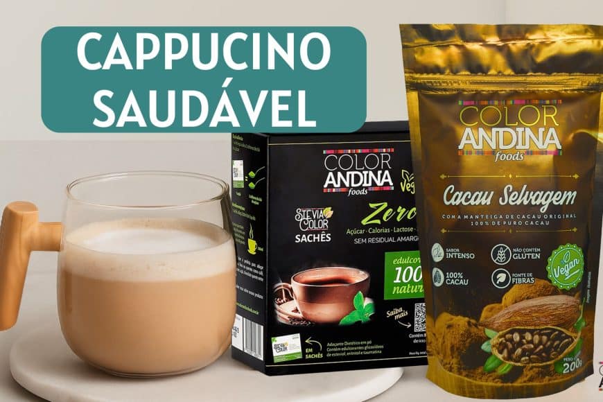 Receita de cappuccino saudável, funcional e delicioso