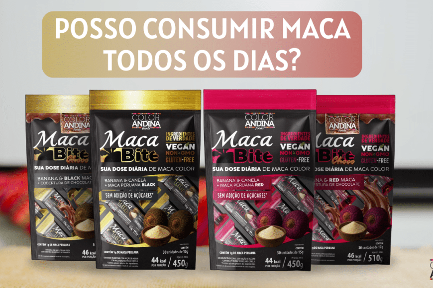 Descubra se há um limite de consumo para a Maca e conheça nosso lançamento, a MACA BITE!