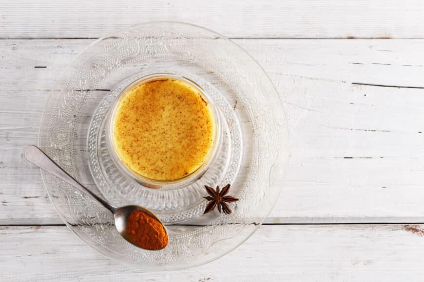 Golden milk receita ayurveda