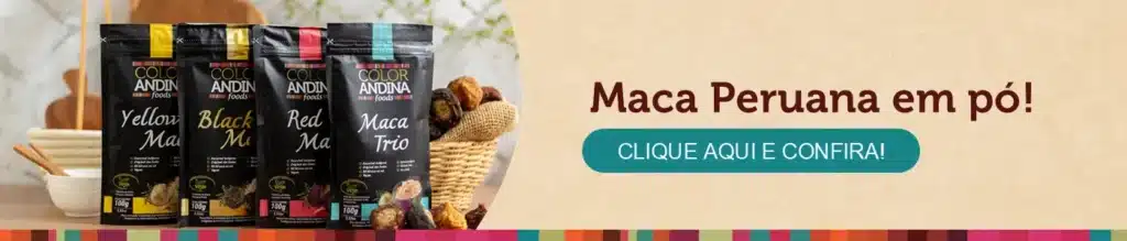 maca peruana em pó dose diária