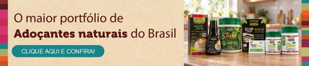 O adoçante 100% stevia é saudável