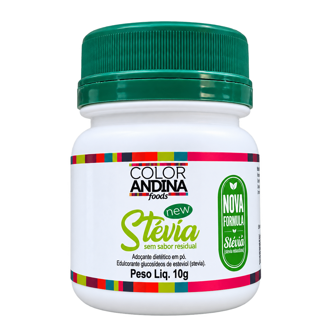 Stévia 10g Color Andina - nova embalagem